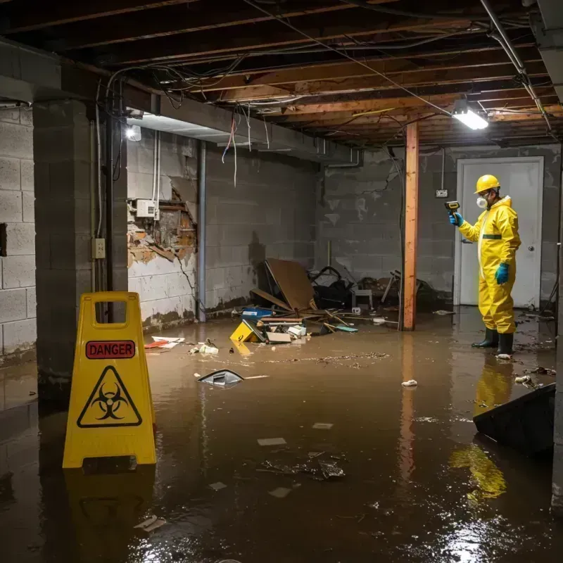 Flooded Basement Electrical Hazard in Cortez, CO Property